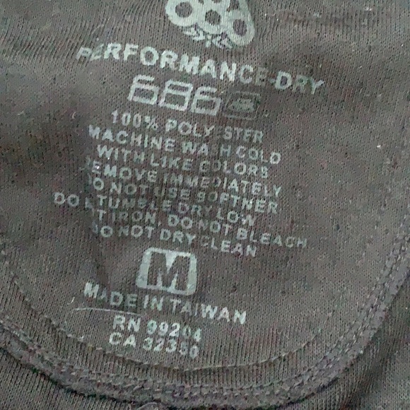 686 Performance-Dry Black Long John Legging Size M - Picture 4 of 7